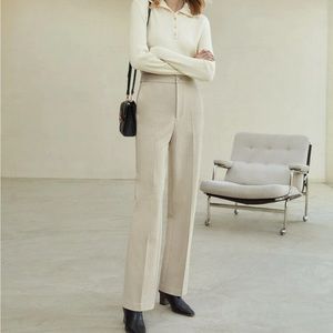 SHEIN | Premium viscose relaxed fit suit pants